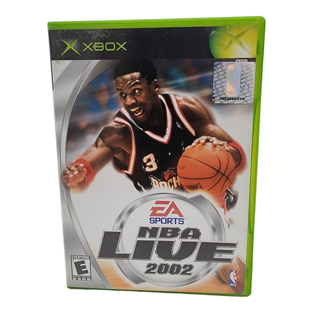 NBA Live 2002 EA Sports Microsoft Xbox 2001 Complete In Box With Manual CIB